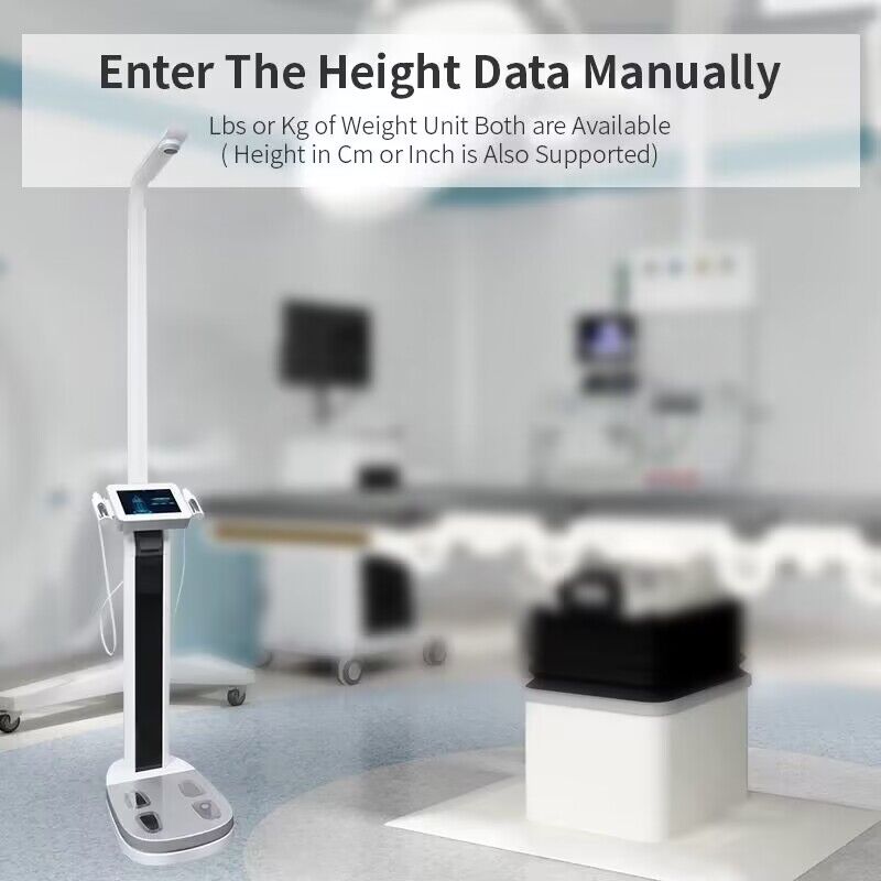 Weight Scales 8 Electrode Biochemistry 3D Measure Composition BMI Analysis Digital Body Scale Lipid Composition analyzer impedance Analytical Instrume