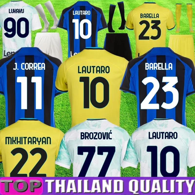 2022 2023 LUKAKU soccer jerseys CORREA DZEKO BARELLA LAUTARO SKRINIAR DE VRIJ 22 23 football shirt uniforms men kids kit sets BROZOVIC LUKAKU DIMARCO CALHANOGLU 37 70, 22 23 away aldult ucl
2022 2023 LUKAKU soccer jerseys CORREA DZEKO BARELLA LAUTARO SKRINIAR DE VRIJ 22 23 football shirt uniforms men kids kit sets BROZOVIC LUKAKU DIMARCO CALHANOGLU 37 70, 22 23 away aldult ucl