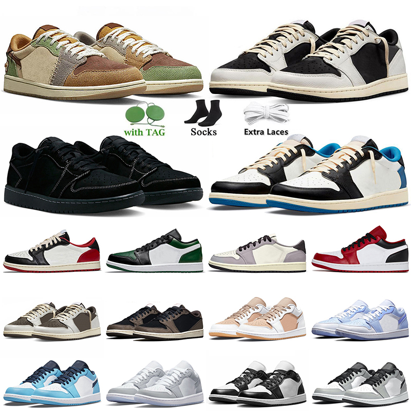 Jumpman 1 low Panda 1s basketball shoes whth fragment travis scotts Reverse Mocha Black Phantom Bred Shadow Toe men women trainers sports, A47
Jumpman 1 low Panda 1s basketball shoes whth fragment travis scotts Reverse Mocha Black Phantom Bred Shadow Toe men women trainers sports, A47