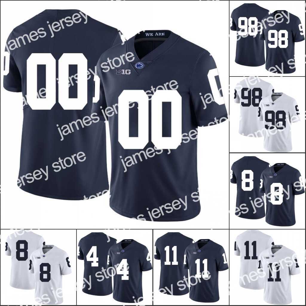 

American College Football Wear PSU PennState Football Jersey NCAA College Jesse James Jack Crawford DaQuan Jones Cameron Wake Miles Sanders Shareef Miller Windsor, Blue