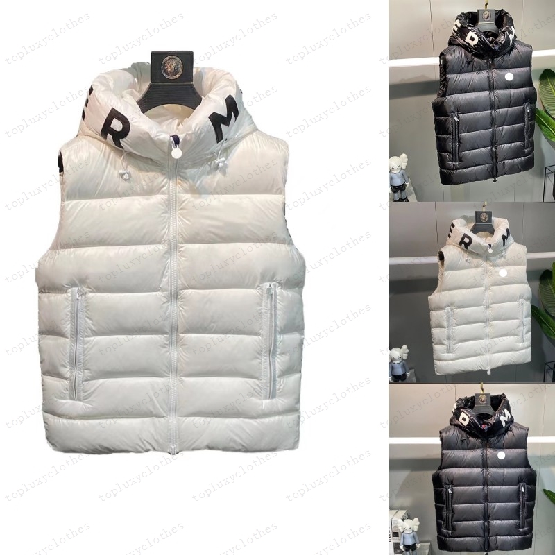 2022 Designer Mens Down Vests Womens stand collar Down Vest winter Jacket Embroidered Chest Badge Warm Outerwear Jackets, White
2022 Designer Mens Down Vests Womens stand collar Down Vest winter Jacket Embroidered Chest Badge Warm Outerwear Jackets, White