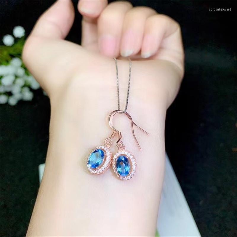 Dangle Earrings Solid 925 Sterling Silver Drop For Women Sky Blue Topaz Gemstone Wedding Fashion Fine Jewelry Valentine's Gift
Dangle Earrings Solid 925 Sterling Silver Drop For Women Sky Blue Topaz Gemstone Wedding Fashion Fine Jewelry Valentine's Gift