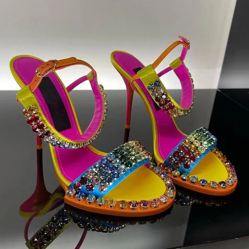 and Autumn Fashion Spring Women's Sandals Bowknot Crystal Ankle Strap High Heel Shoes Round Head Slim High HeeShoe Wedding Celebration Dance, As pic
and Autumn Fashion Spring Women's Sandals Bowknot Crystal Ankle Strap High Heel Shoes Round Head Slim High HeeShoe Wedding Celebration Dance, As pic