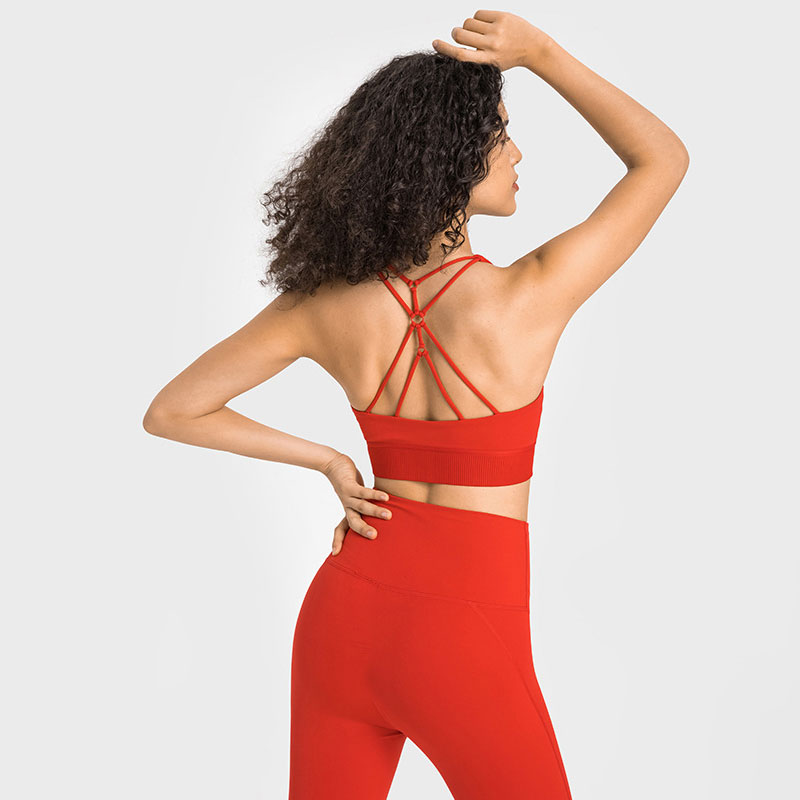 L348 PA66 Yarn Fabric Yoga Tops Anti-Slip Hem Sports Bra Nude Sense Tank Top Buttery Soft U Neck Bra Women Vest Thin Back Strap Bras, Black
L348 PA66 Yarn Fabric Yoga Tops Anti-Slip Hem Sports Bra Nude Sense Tank Top Buttery Soft U Neck Bra Women Vest Thin Back Strap Bras, Black