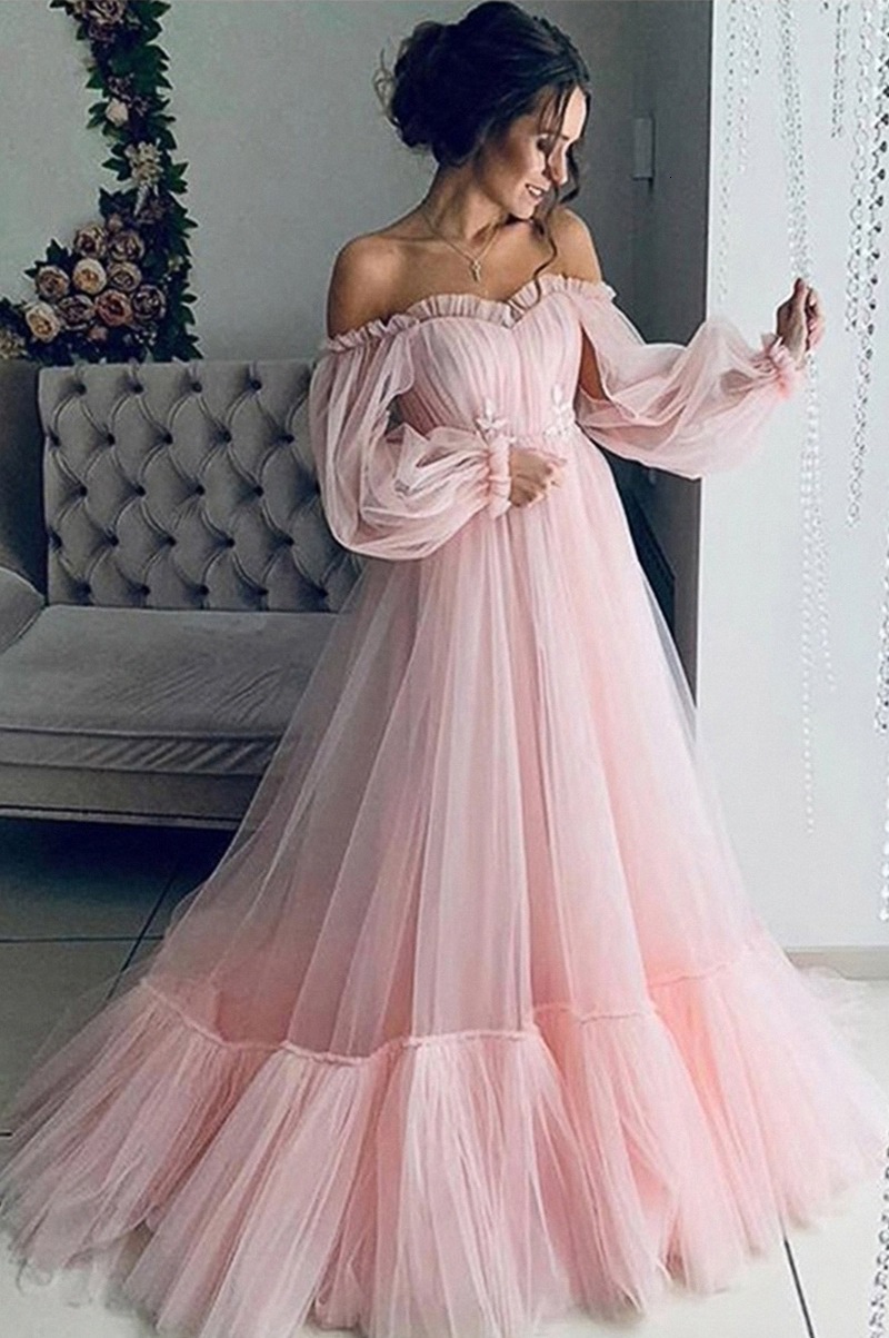 Maternity Dresses Tulle For Po Session Sexy Long Pregnancy Dress Shooting Pregnant Woman Clothes Female Evening Wedding Gowns 230107