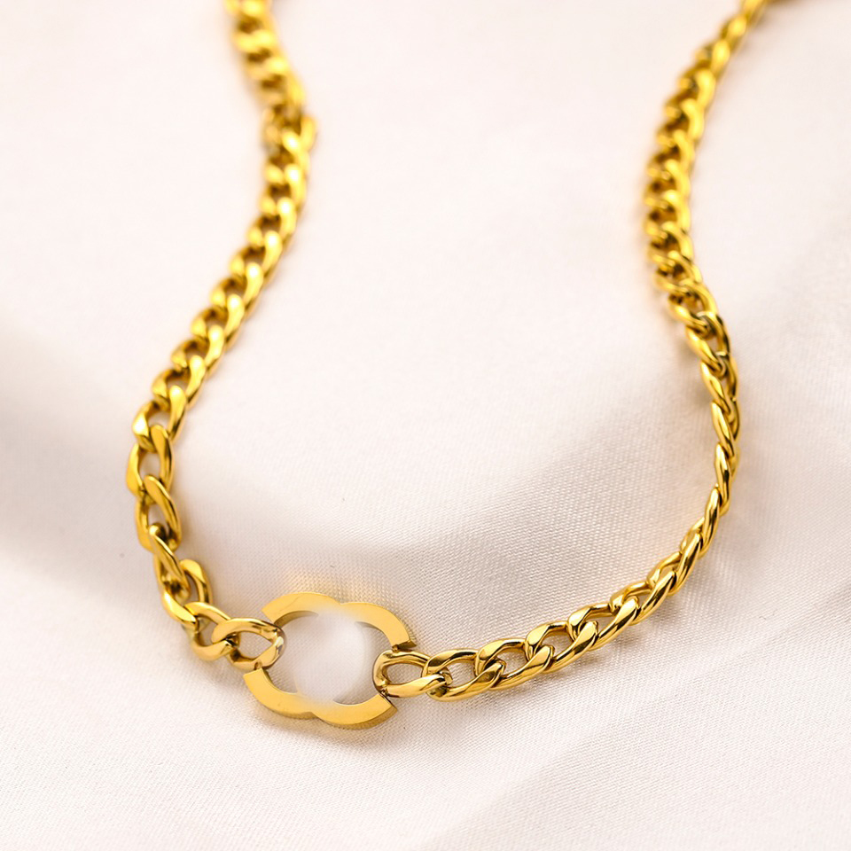 Never Fading 18K Gold Plated Luxury Brand Designer Pendants Necklaces Stainless Steel Double Letter Choker Pendant Necklace Beads Chain Jewelry Accessories Z1841
Never Fading 18K Gold Plated Luxury Brand Designer Pendants Necklaces Stainless Steel Double Letter Choker Pendant Necklace Beads Chain Jewelry Accessories Z1841