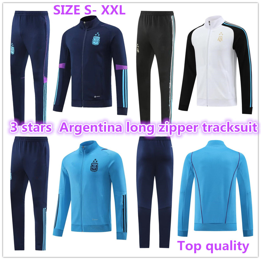 2022 3 STARS Argentina adult tracksuit jacket soccer training SUIT world football cup shirt MARADONA DI MARIA Men kit TRACKSUIT sets long zipper uniforms TRACKSUITS
2022 3 STARS Argentina adult tracksuit jacket soccer training SUIT world football cup shirt MARADONA DI MARIA Men kit TRACKSUIT sets long zipper uniforms TRACKSUITS