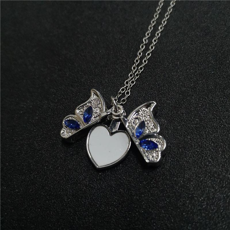 Pendant Necklaces Sublimation Blank Butterfly Locket Po Pendants Valentines Day Gift Tranfer Printing Consumable 15pcs/lot
Pendant Necklaces Sublimation Blank Butterfly Locket Po Pendants Valentines Day Gift Tranfer Printing Consumable 15pcs/lot