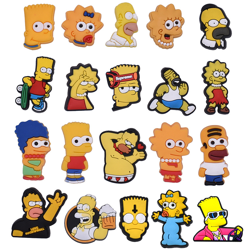 Anime charms wholesale childhood memories simpson funny gift cartoon charms shoe accessories pvc decoration buckle soft rubber clog charms fast ship, Equally mixed colors
Anime charms wholesale childhood memories simpson funny gift cartoon charms shoe accessories pvc decoration buckle soft rubber clog charms fast ship, Equally mixed colors
