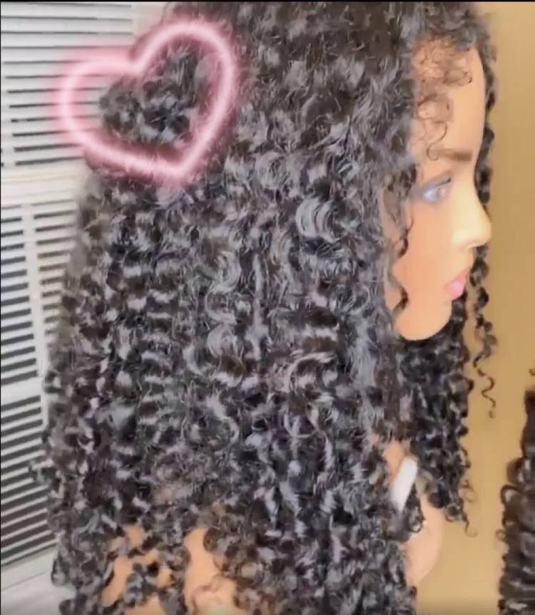 Natural 4c hairline kinky edge full lace human hair wig glueless Hd transparent kinky curly brazilian remy hair wig for black women