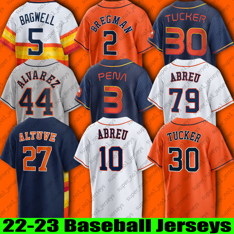 3 Jeremy Pena Baseball Jersey Alex Bregman Jose Abreu Altuve Kyle Tucker Jerseys Yuli Gurriel Framber Valdez Jeff Bagwell Jose Urquidy Martin Maldonado