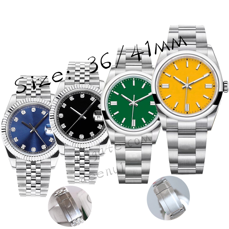 Men's automatic watch Classic professional designer 36/41mm 904L mechanical watch All stainless steel strap luminous swimming sapphire watches, Color10
Men's automatic watch Classic professional designer 36/41mm 904L mechanical watch All stainless steel strap luminous swimming sapphire watches, Color10