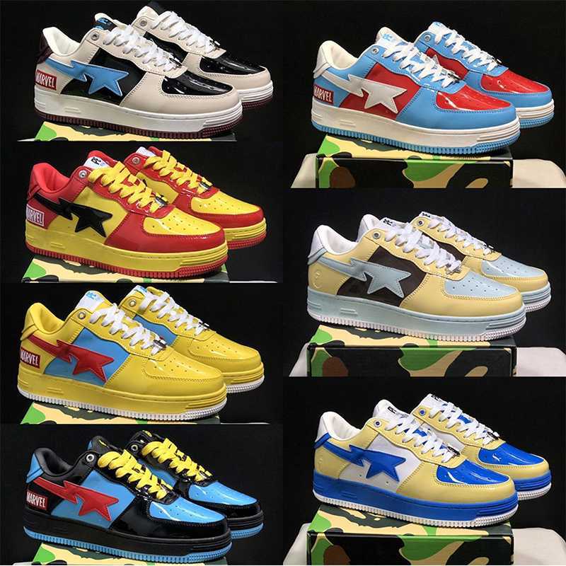 Designer Bapestas Casual Shoes Mens Womens STA Sk8 Skate Men Women Bapesta Camouflage Low Top Sneakers, Colour 15
Designer Bapestas Casual Shoes Mens Womens STA Sk8 Skate Men Women Bapesta Camouflage Low Top Sneakers, Colour 15