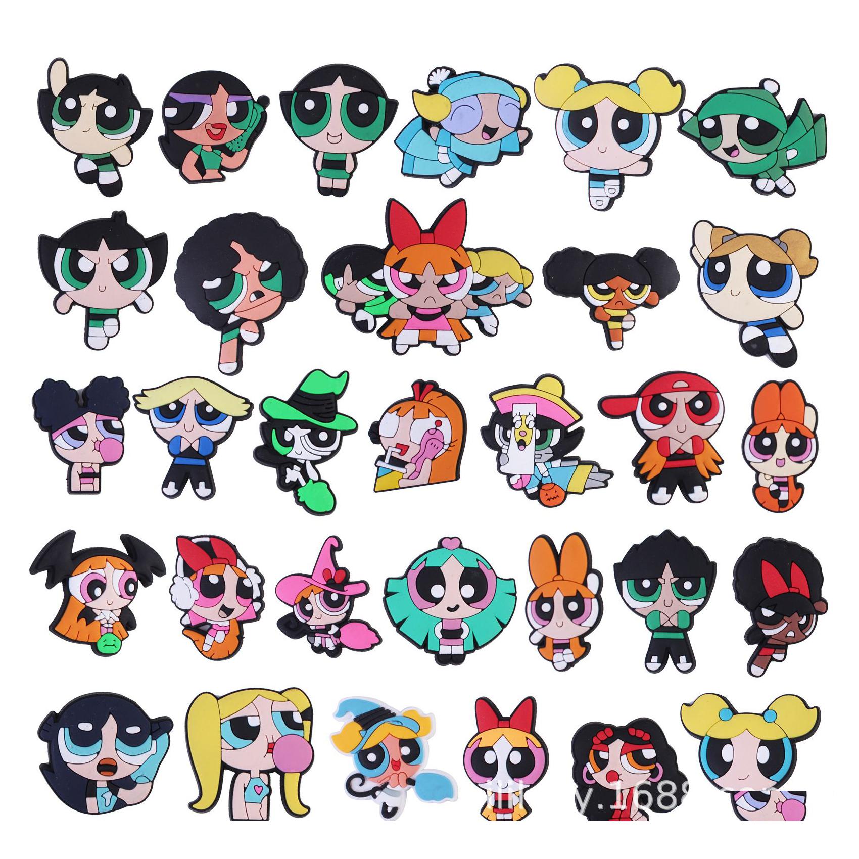 Shoe Parts Accessories Charms Wholesale Childhood Memories The Powerpuff Girls Funny Gift Cartoon Croc Pvc Decoration Buckle Soft Dhezv, Red
Shoe Parts Accessories Charms Wholesale Childhood Memories The Powerpuff Girls Funny Gift Cartoon Croc Pvc Decoration Buckle Soft Dhezv, Red