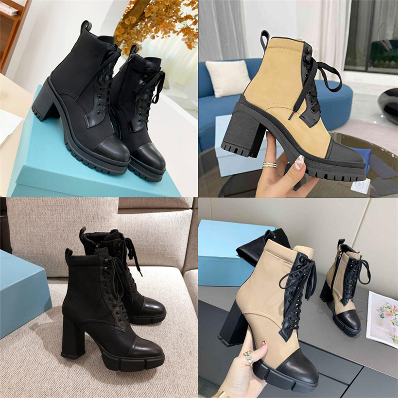 2023 Designer Paris Brushed Leather And Nylon Laced Fabric Boots Monolith Mini Bag Lug Sole Combat Women Ankle Australia Platform Heels Winter Sneakers With Box
2023 Designer Paris Brushed Leather And Nylon Laced Fabric Boots Monolith Mini Bag Lug Sole Combat Women Ankle Australia Platform Heels Winter Sneakers With Box