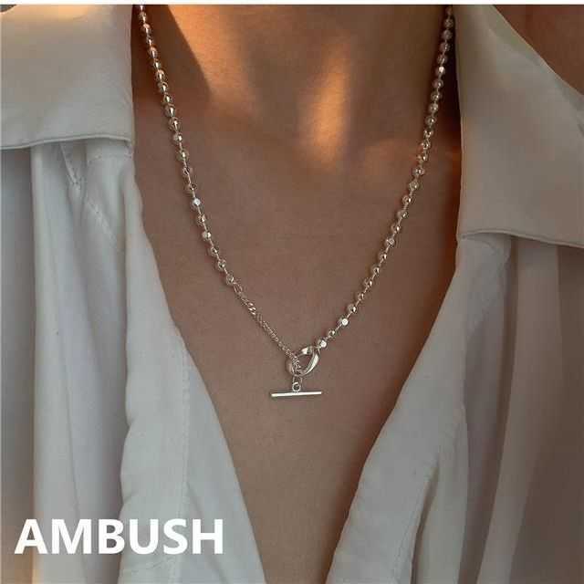 designer jewelery ambush pendant necklace Bracelet s925 Sterling Silver Buckle Splice Necklace Nude Chain Overlay Versatile Fashion Lover Gift 
designer jewelery ambush pendant necklace Bracelet s925 Sterling Silver Buckle Splice Necklace Nude Chain Overlay Versatile Fashion Lover Gift