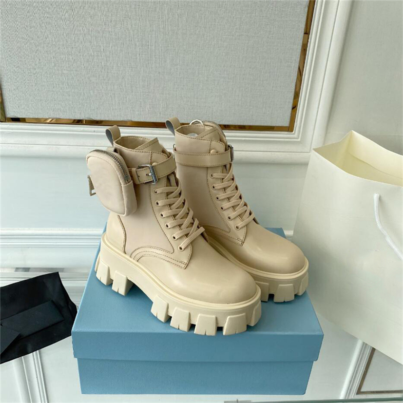 Women Designer Monolith Leather And Nylon Fabric Boots Women Pocket Booties Genuine Leather Lace Up Ladies Ankle Winter Autumn Sneakers With Original Box
Women Designer Monolith Leather And Nylon Fabric Boots Women Pocket Booties Genuine Leather Lace Up Ladies Ankle Winter Autumn Sneakers With Original Box