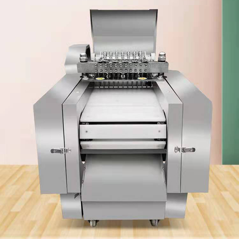 Commercial Frozen Meat Slicer Chicken Cube Cutter Chicken Steak Cutting Machine Automatic Chopping Machine Meat Dicing Machine