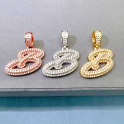 Pass Diamond Tester Fashion Jewelry Pendants Charms Silver 925 Sterling Vvs Moissanite Pendant