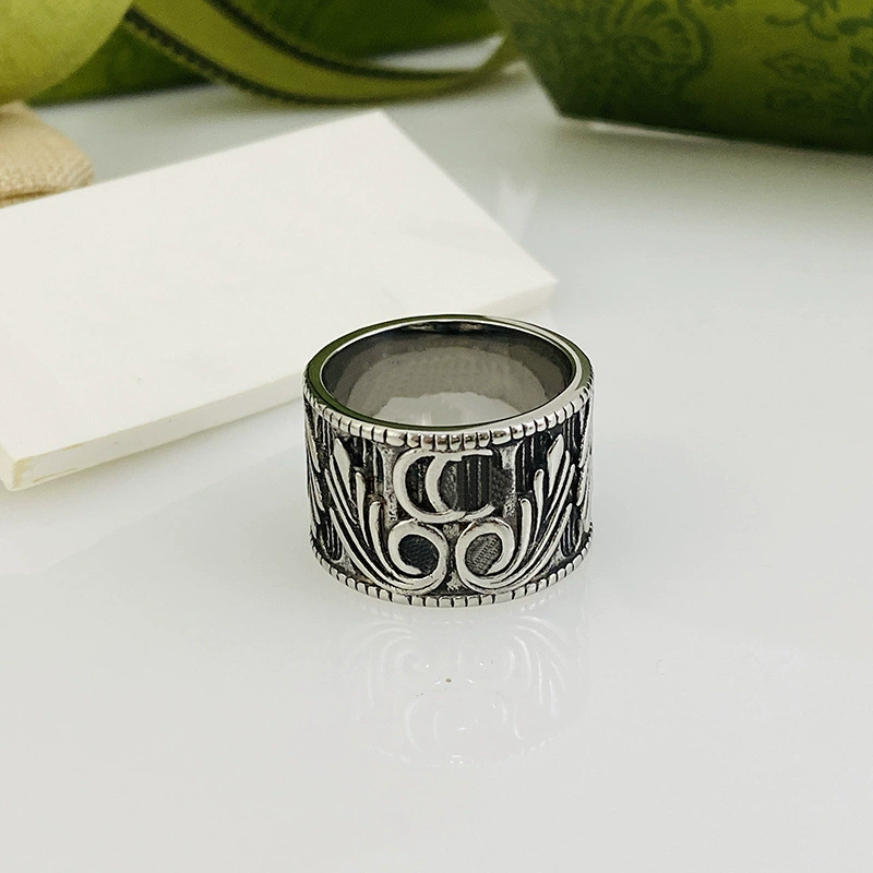 Woman Designer Lover Ring for women men Luxury Style Silver Retro Color Engagement Rings G Letter Fashion Jewelry Lady Party Gifts Wholesale
Woman Designer Lover Ring for women men Luxury Style Silver Retro Color Engagement Rings G Letter Fashion Jewelry Lady Party Gifts Wholesale