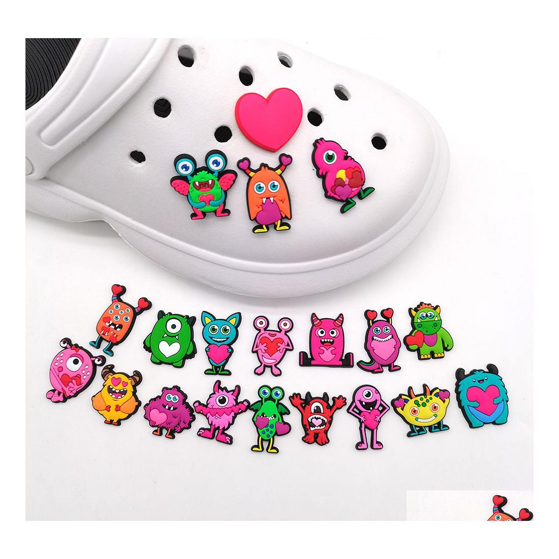 Shoe Parts Accessories Charms Wholesale Childhood Memories Cute Monster Valentines Day Cartoon Croc Pvc Decoration Buckle Soft Rub Dh5Ry, Red
Shoe Parts Accessories Charms Wholesale Childhood Memories Cute Monster Valentines Day Cartoon Croc Pvc Decoration Buckle Soft Rub Dh5Ry, Red