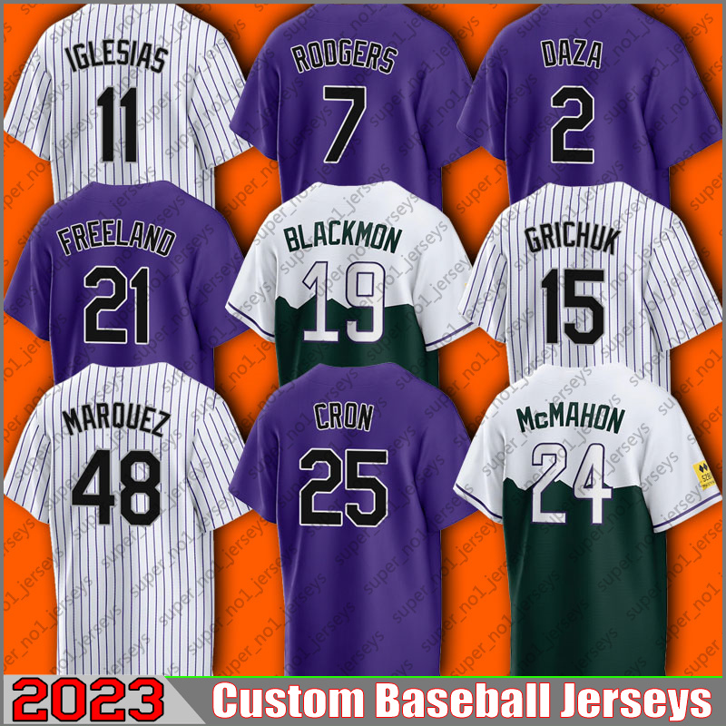 24 Ryan McMahon Kris Bryant baseball jersey Charlie Blackmon German Marquez Brendan Rodgers Randal Grichuk jerseys Elias Diaz C.J. Cron Jose Iglesias Yonathan Daza, Man custom jersey (lj)
24 Ryan McMahon Kris Bryant baseball jersey Charlie Blackmon German Marquez Brendan Rodgers Randal Grichuk jerseys Elias Diaz C.J. Cron Jose Iglesias Yonathan Daza, Man custom jersey (lj)
