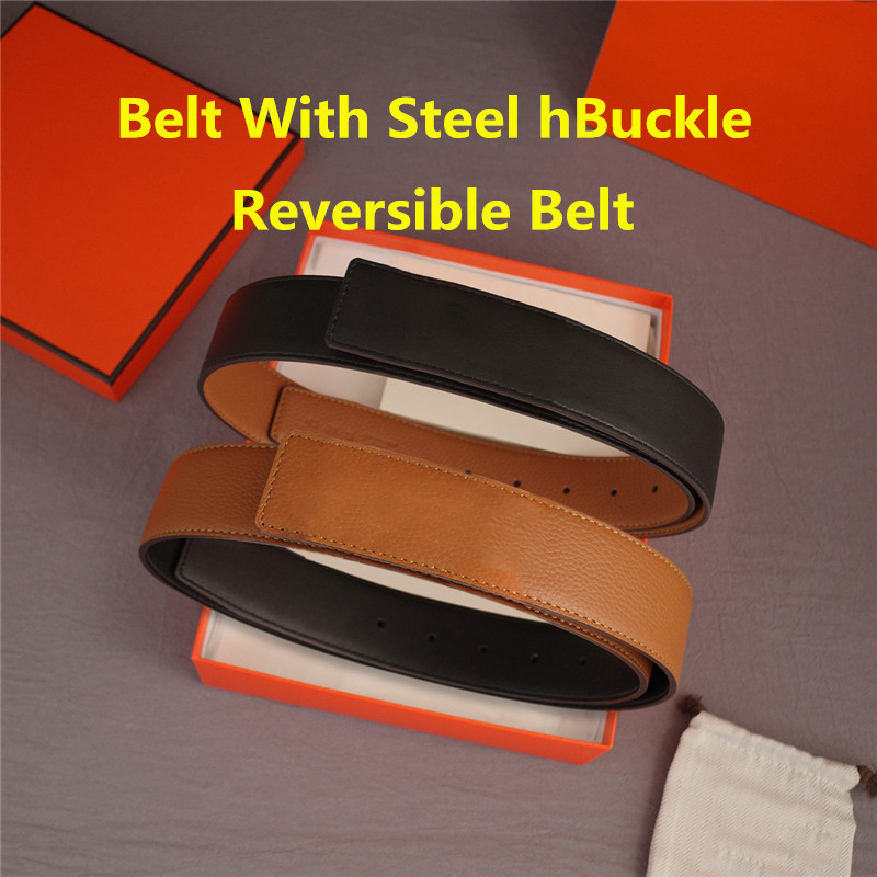 Reversible Belts Designer Belt With Steel HBuckle Belt For Men And Women Cowhide Leather Fashion Waistband Included Bag Box, Multi
Reversible Belts Designer Belt With Steel HBuckle Belt For Men And Women Cowhide Leather Fashion Waistband Included Bag Box, Multi