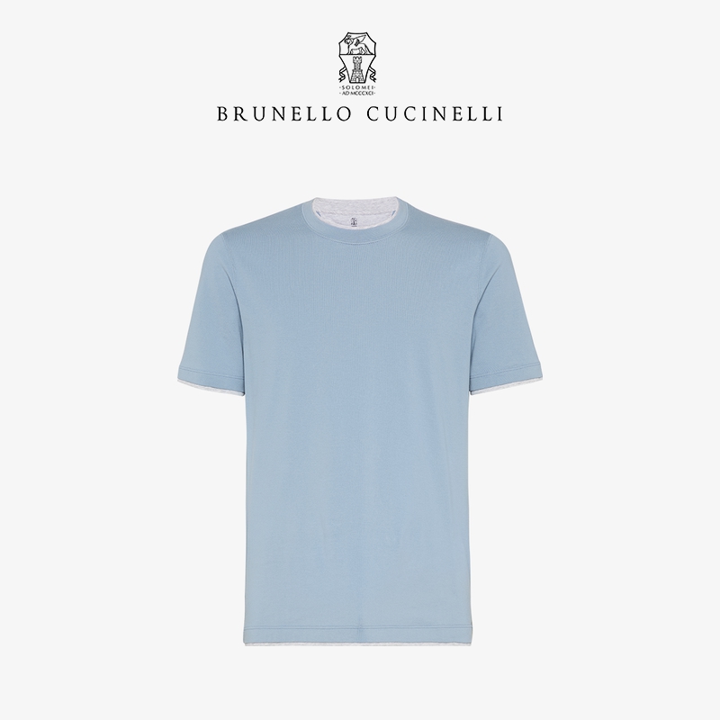 Mens T Shirts Brunello Cucinelli Round Collar Short Sleeves Slim Casual T-shirt Cotton Solid Color, Brown
Mens T Shirts Brunello Cucinelli Round Collar Short Sleeves Slim Casual T-shirt Cotton Solid Color, Brown