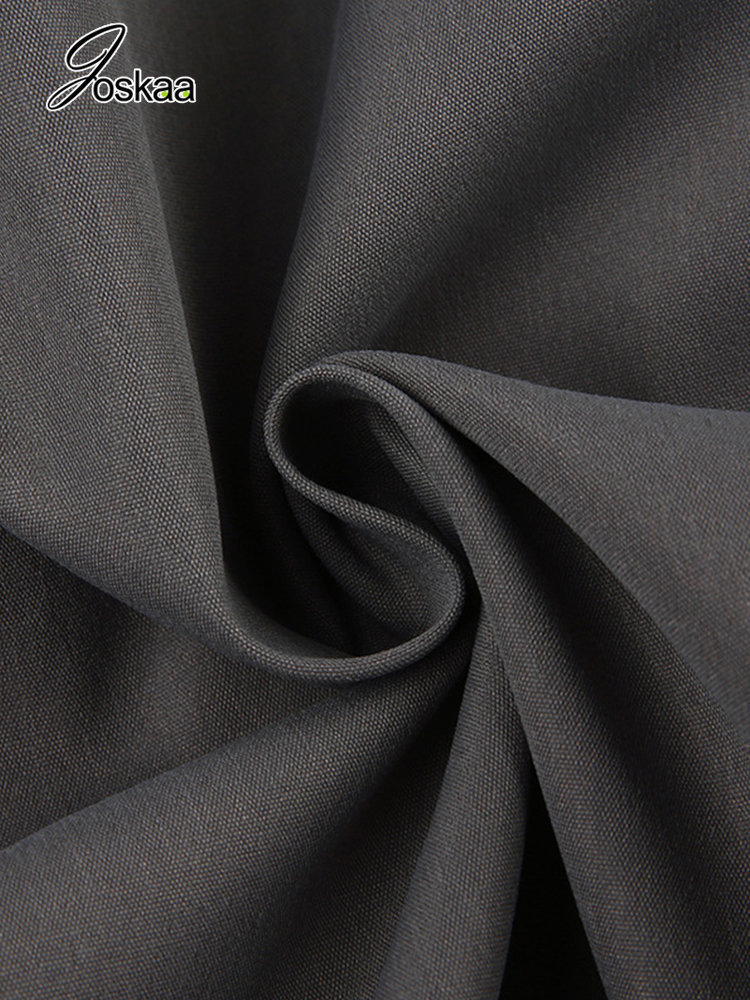 Skirts Joskaa Harajuku Cargo Women Casual Zipper Loose High Waist Long Y2k Autumn Female Bottom Korean 230107