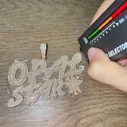 Newly Designed Personalized 925 Silver Moissanite Custom Lettered-name Pendant Hip Hop Necklace for Men and