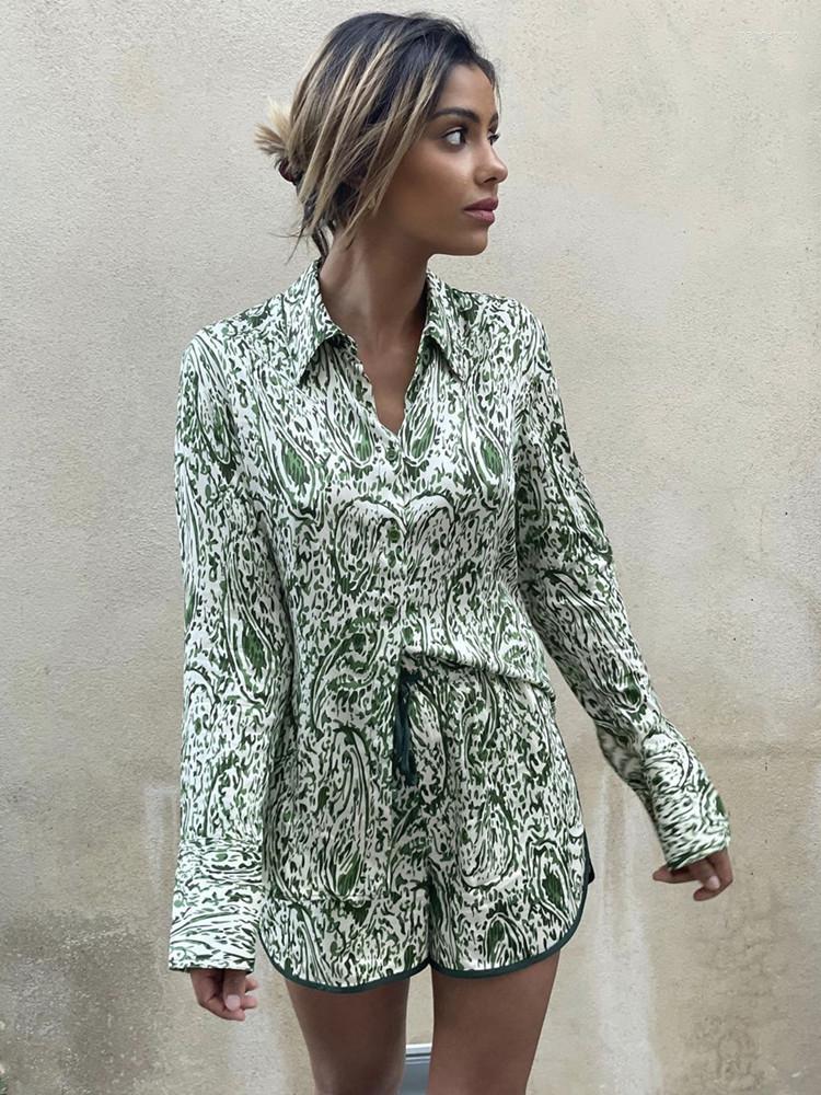 Women's Tracksuits PTYSIC Women Fashion With Print Single Breasted Stand Collar Full Sleeve Shirts 2023 Tied Shorts Casual Two Piece Co-Ords, Only short
Women's Tracksuits PTYSIC Women Fashion With Print Single Breasted Stand Collar Full Sleeve Shirts 2023 Tied Shorts Casual Two Piece Co-Ords, Only short