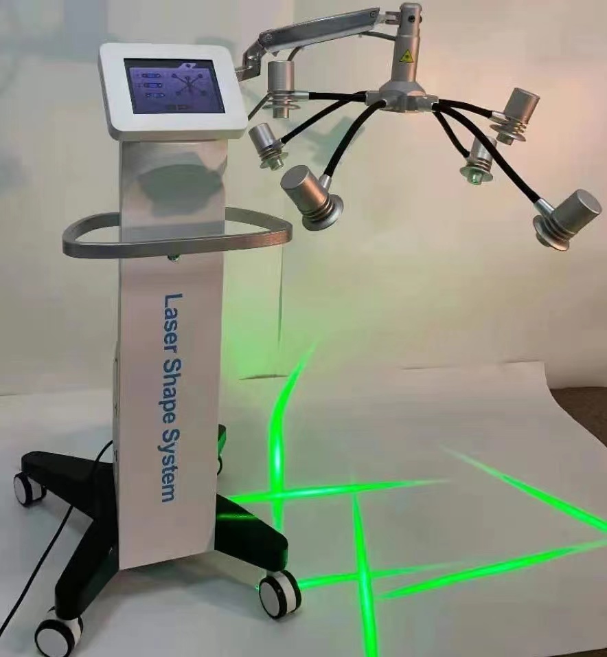 532Nm Lipolaser 6D Laser Body Shape Machine 200Mw Lazer Power Fat Burn Slimming Beauty Equipment Red Freezing Pad Freezing Pad