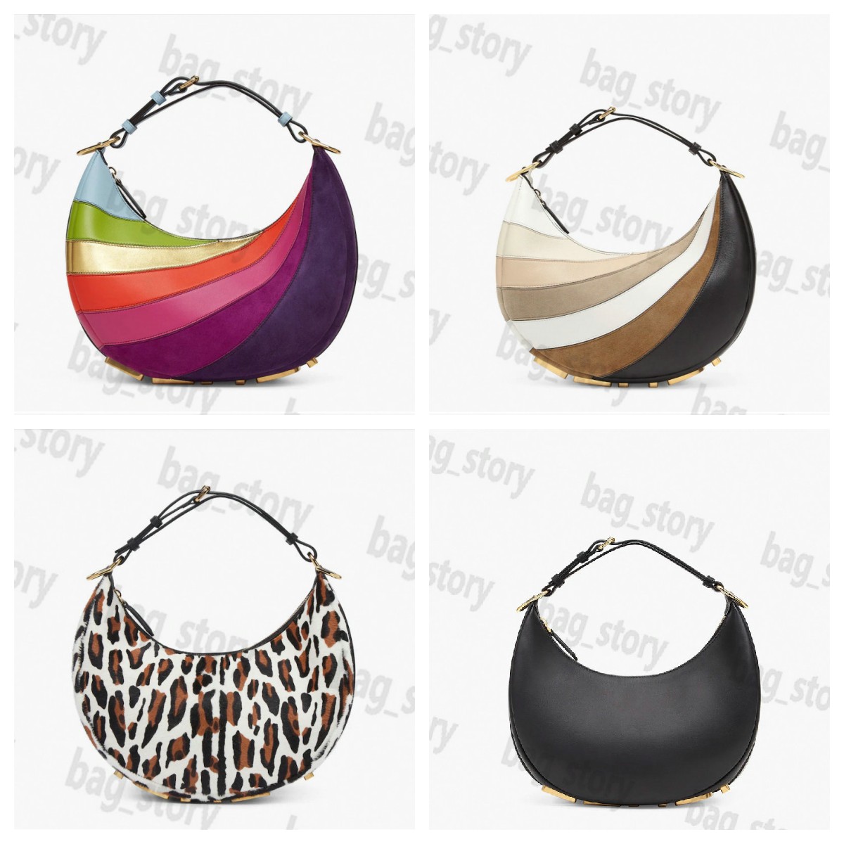 Nano Graphy Crescent Bag Metal Underarm Half-moon Handbag Hobo Leather Shopping Messagers Luxury Silver Hardware Desiger Shoulder Beige and Brown inlay Package
Nano Graphy Crescent Bag Metal Underarm Half-moon Handbag Hobo Leather Shopping Messagers Luxury Silver Hardware Desiger Shoulder Beige and Brown inlay Package