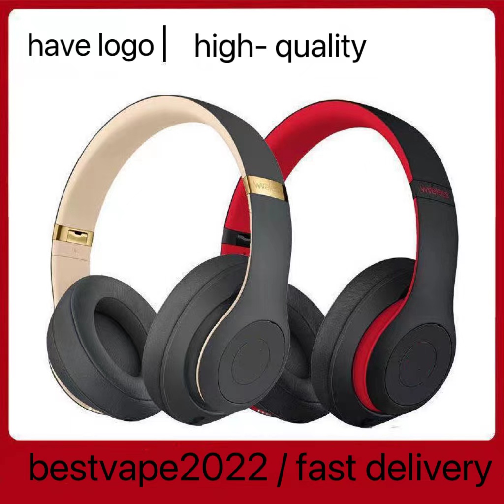 ST3.0 wireless brand headphones stereo bluetooth headsets foldable waterproof Gaming earphone animation showing Noise reduction