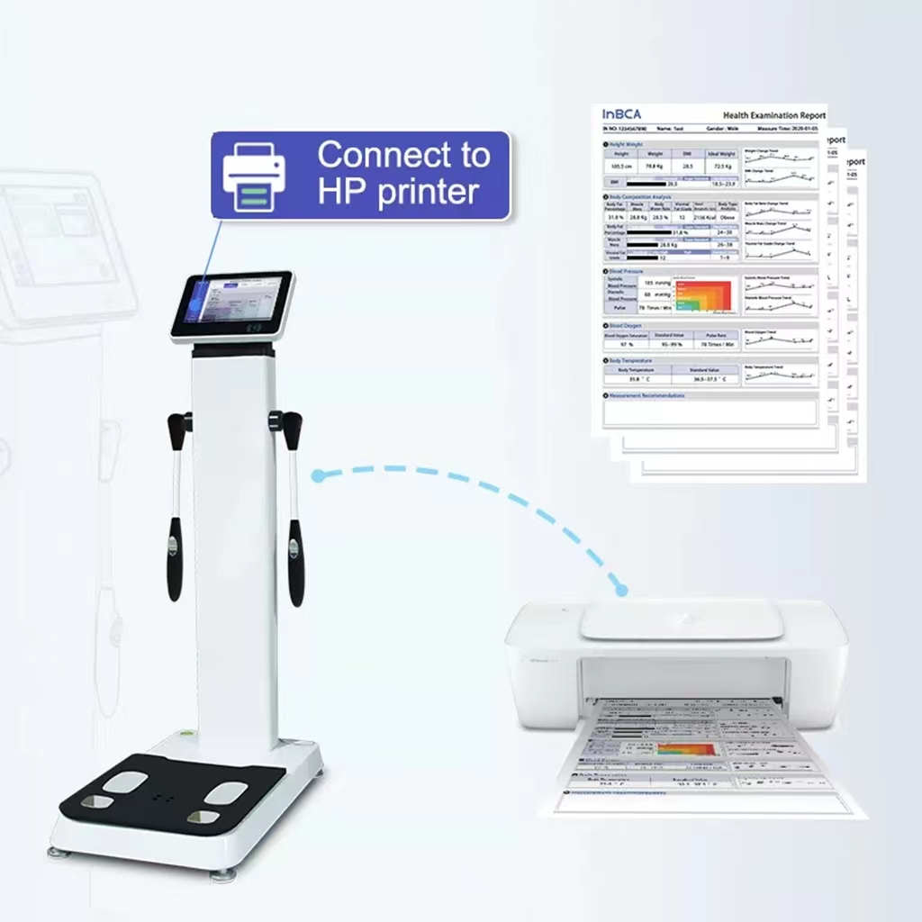 Wifi Body Weight Scales High accurate Full body BMI analyzer for nutrition centers /Human body composition analyzer Device