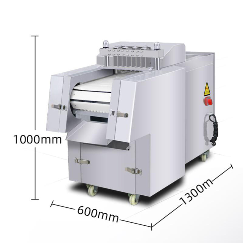 Commercial Frozen Meat Slicer Chicken Cube Cutter Chicken Steak Cutting Machine Automatic Chopping Machine Meat Dicing Machine