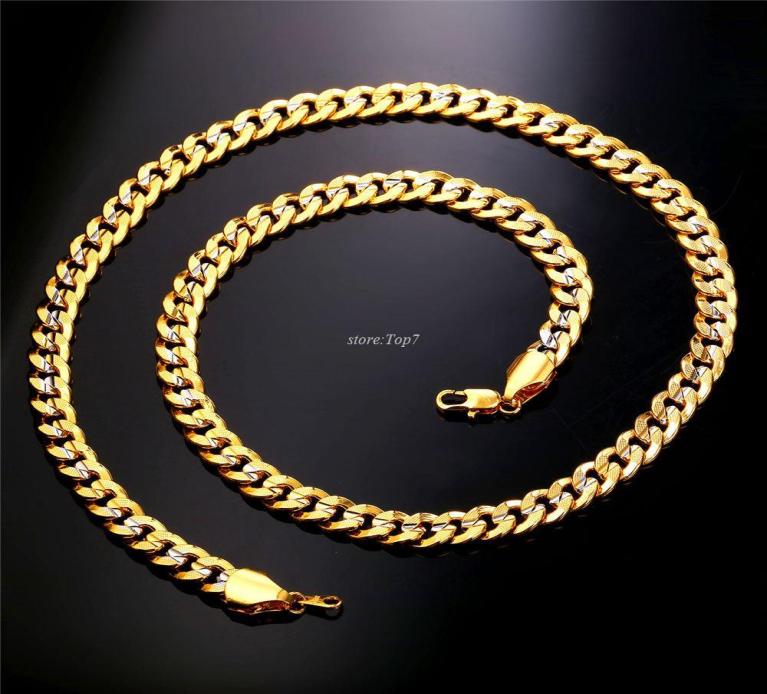 Two Tone Gold Color Chain For Men Hip Hop Jewelry 9MM ChokerLong Chunky Big Curb Cuban Link Biker Necklace Man Gift N5522363252
Two Tone Gold Color Chain For Men Hip Hop Jewelry 9MM ChokerLong Chunky Big Curb Cuban Link Biker Necklace Man Gift N5522363252