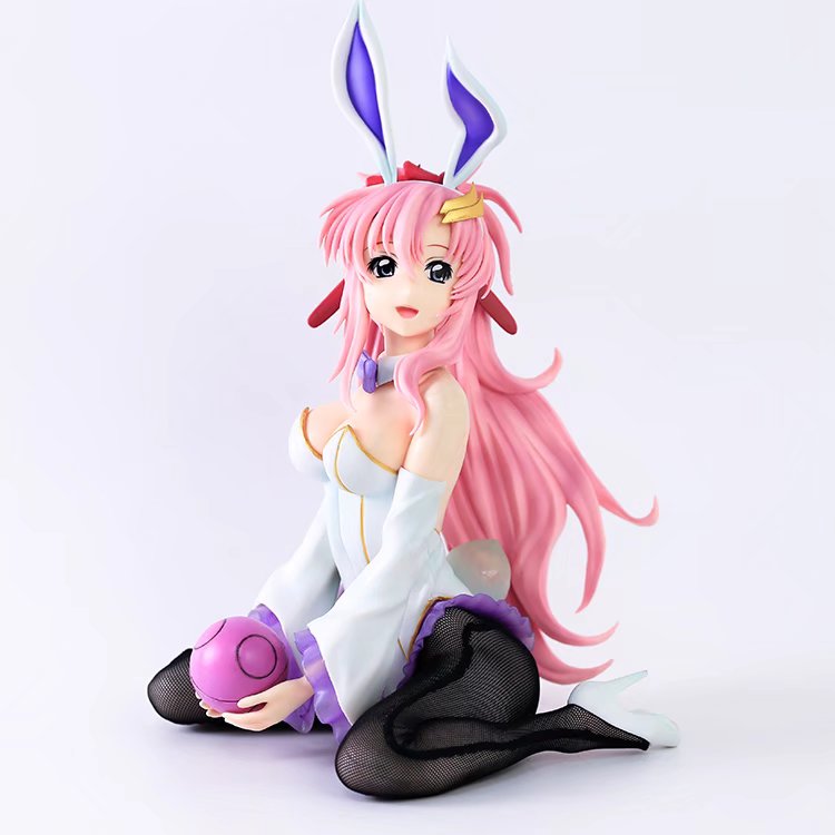 Miniatures Toys 1/4 MegaHouse FREEing B-style Bunny Girl Figure Lacus Clyne Japanese Anime PVC Action Figure Toy Statue Collecti