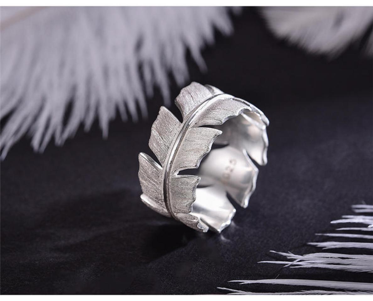 Original Handmade Designer Jewelry S925 Sterling Silver Natural Elegant Soft Feather Rings for Women two colors1654262
Original Handmade Designer Jewelry S925 Sterling Silver Natural Elegant Soft Feather Rings for Women two colors1654262