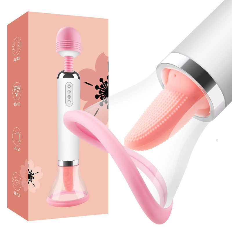 Toy Sex Massager Vibrator Oral Sucking AV Tongue Licking Vaginal G-spot Toys For Woman Nipple Stimulator Adult Clitoral Masturbation 4FY7