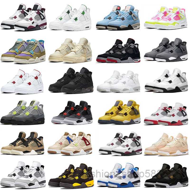 Top 4s Men Basketball Shoes Sneakers for Sail Midnight Navy Cool Grey Patent Starfish UNC Oreo Bred Military Black Cat Shimmer Dark Mocha Sport Trainers 2022, 32
Top 4s Men Basketball Shoes Sneakers for Sail Midnight Navy Cool Grey Patent Starfish UNC Oreo Bred Military Black Cat Shimmer Dark Mocha Sport Trainers 2022, 32