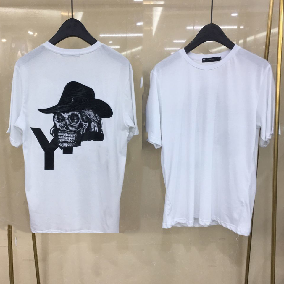 Mens T-Shirts Short-sleeved shirt with Embroidery Skull Print Letter Cotton Round Neck Tees Men Designer Clothing, White
Mens T-Shirts Short-sleeved shirt with Embroidery Skull Print Letter Cotton Round Neck Tees Men Designer Clothing, White
