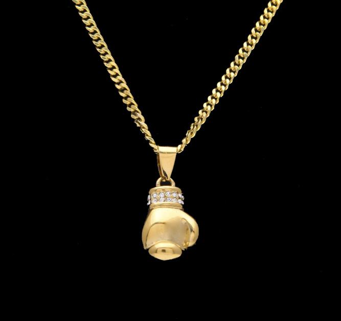 Boxing Glove Diamond Pendant Charm Necklace Sport Boxing Jewelry 316L Stainless SteelGold Color Chain For Men1245139
Boxing Glove Diamond Pendant Charm Necklace Sport Boxing Jewelry 316L Stainless SteelGold Color Chain For Men1245139