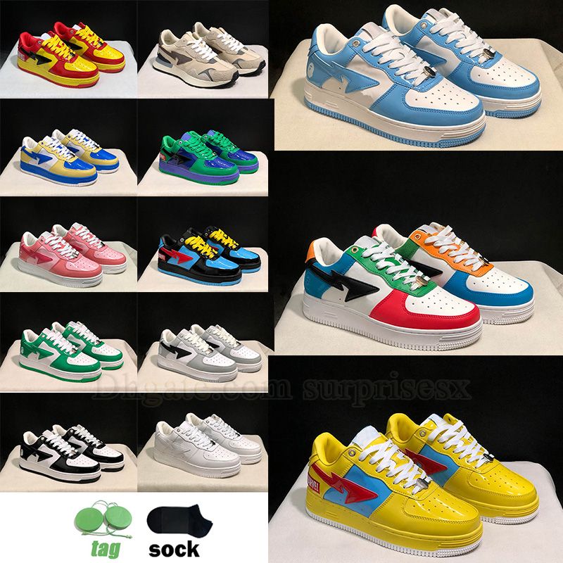 Lows Bapestas Running Shoes Casual Mens Womens Eur 36-45 2023 ABC Camo Combo Pink Panda Black White Patent Blue Suede Orange Green Tokyo Original Hot Sneakers Trainers, A34 pink
Lows Bapestas Running Shoes Casual Mens Womens Eur 36-45 2023 ABC Camo Combo Pink Panda Black White Patent Blue Suede Orange Green Tokyo Original Hot Sneakers Trainers, A34 pink