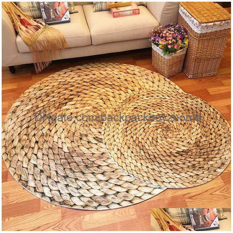 Carpets Large Round Carpet 60/80/100/120Cm Mat Japanese Modern Minimalist Living Room Bedroom Coffee Table Swivel Chair Rug T200111 Dhts0, 02
Carpets Large Round Carpet 60/80/100/120Cm Mat Japanese Modern Minimalist Living Room Bedroom Coffee Table Swivel Chair Rug T200111 Dhts0, 02