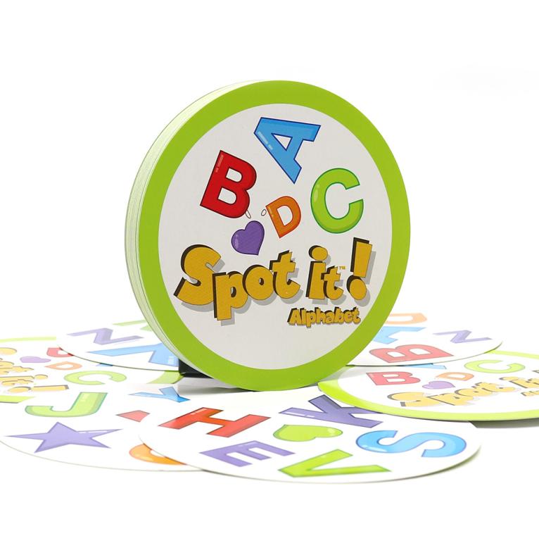 Educational toy spot it alphabet 30 cards without metal box for family fun imported paper Dobble it board game card games9910882
Educational toy spot it alphabet 30 cards without metal box for family fun imported paper Dobble it board game card games9910882