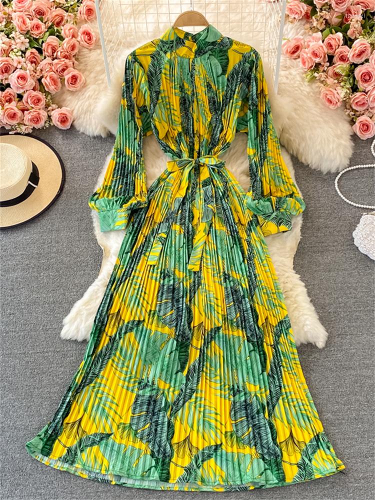 Casual Dresses 2023 Women Elegant Bohemian Floral Print Pleated Maxi Dress Ladies Fashion Long Sleeve Party Vestidos Robe, Black
Casual Dresses 2023 Women Elegant Bohemian Floral Print Pleated Maxi Dress Ladies Fashion Long Sleeve Party Vestidos Robe, Black