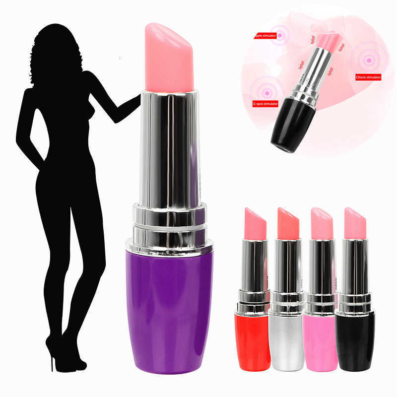 Toy Sex Massager Vibrator Mini Discreet Lipstick Waterproof Vibrating Jump Egg Bullet Massage Adult For Women Clitoris Stimulati