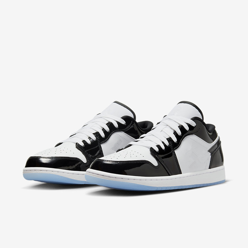 

2023 Original Quality 1 Low Concord Basketball Shoes Men Women Designer Shoes 1s White Black Sports Sneakers Come Whit Box Eur36-47.5, 1 concord black white