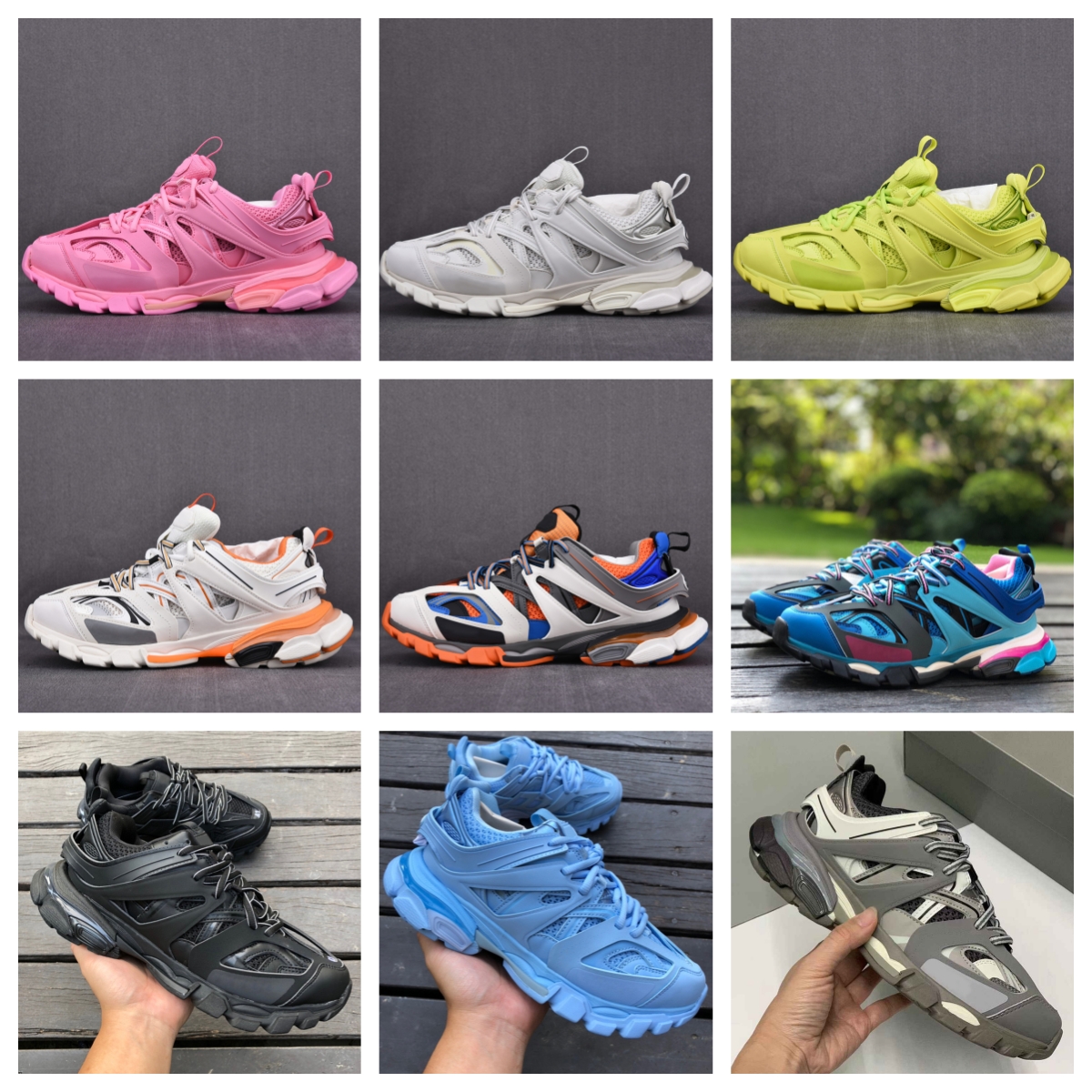 Triple S Track 3.0 Women Luxury Casual Shoes Grey Orange Green Black Shiragiku White Pink Blue Size 36-45 Mens Paris Sneakers shoe, Color11
Triple S Track 3.0 Women Luxury Casual Shoes Grey Orange Green Black Shiragiku White Pink Blue Size 36-45 Mens Paris Sneakers shoe, Color11